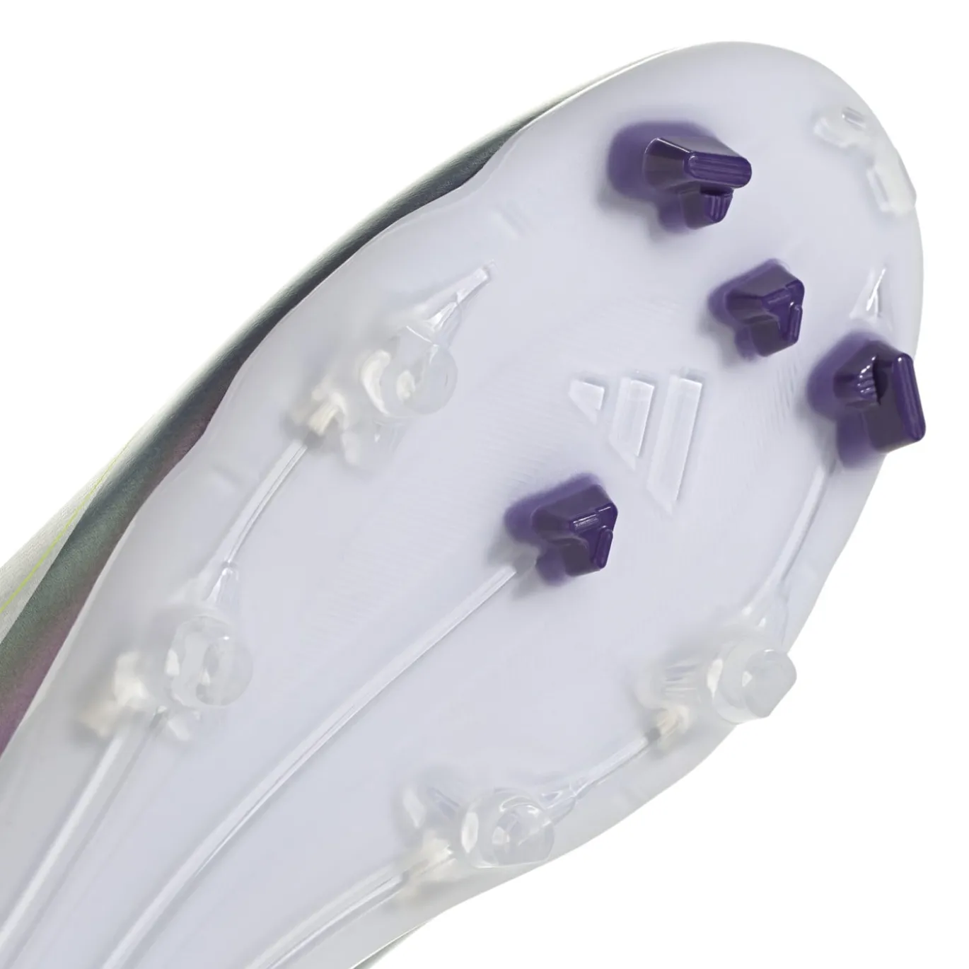 adidas F50 Messi League Gras / Kunstgras Voetbalschoenen (MG) Wit Paars Zwart