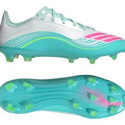 adidas F50 Messi Pro Gras Voetbalschoenen (FG) Wit Turquoise Roze