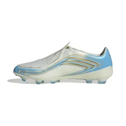 adidas F50 Messi Pro Gras Voetbalschoenen (FG) Wit Lichtblauw Goud