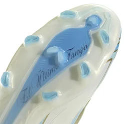 adidas F50 Messi Pro Gras Voetbalschoenen (FG) Wit Lichtblauw Goud