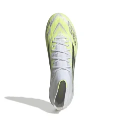 adidas F50 Sparkfusion Elite Gras / Kunstgras Voetbalschoenen (MG) Dames Wit Grijs Neongeel
