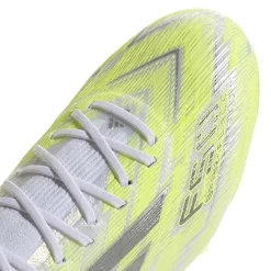 adidas F50 Sparkfusion Elite Gras / Kunstgras Voetbalschoenen (MG) Dames Wit Grijs Neongeel