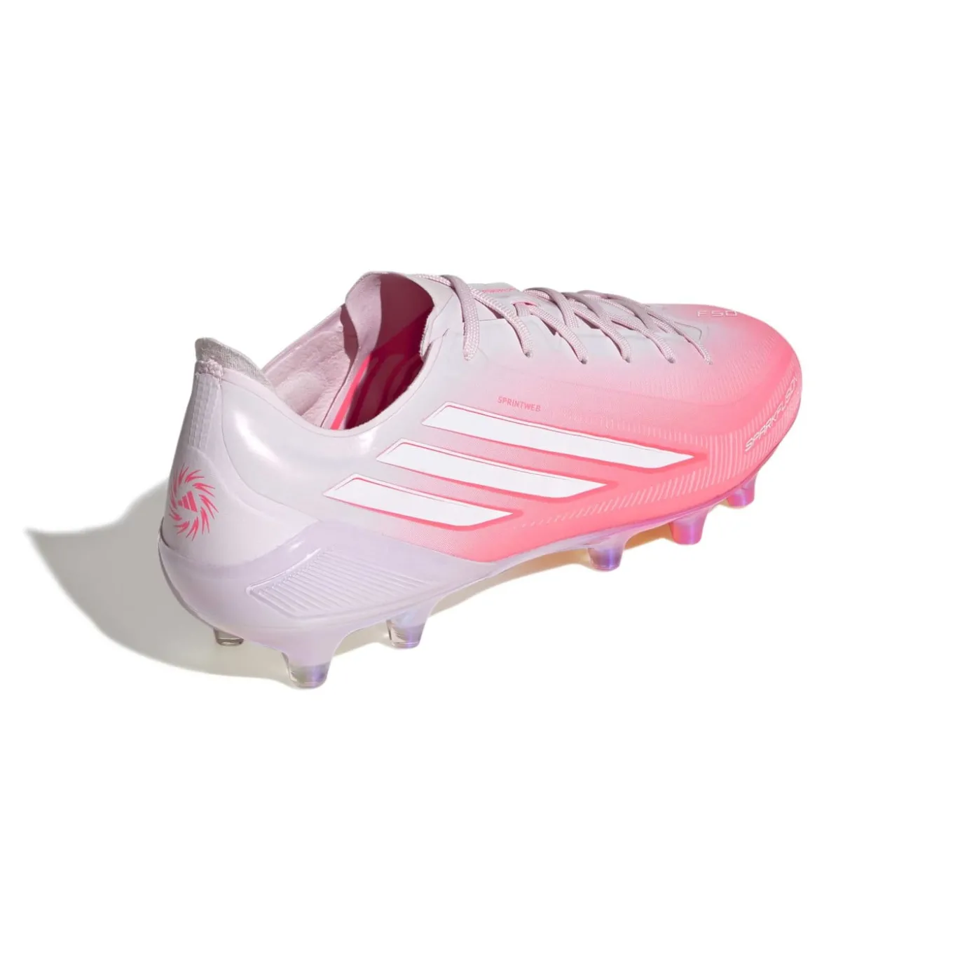 adidas F50 Sparkfusion Elite Gras / Kunstgras Voetbalschoenen (MG) Dames Roze Wit