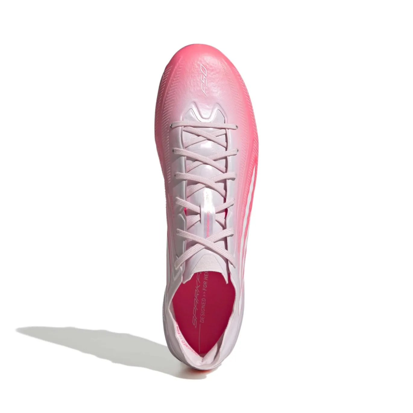 adidas F50 Sparkfusion Elite Gras / Kunstgras Voetbalschoenen (MG) Dames Roze Wit