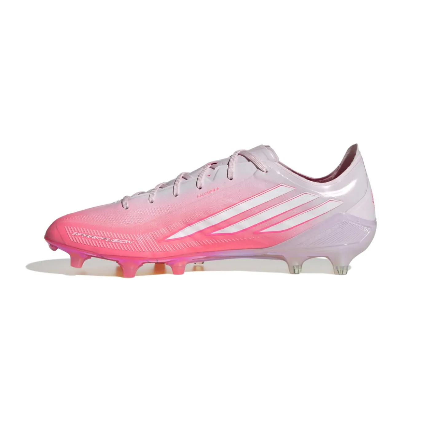 adidas F50 Sparkfusion Elite Gras / Kunstgras Voetbalschoenen (MG) Dames Roze Wit