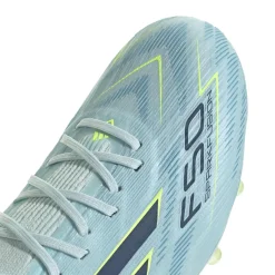 adidas F50 Sparkfusion Elite Gras / Kunstgras Voetbalschoenen (MG) Dames Lichtblauw Donkerblauw Neongeel