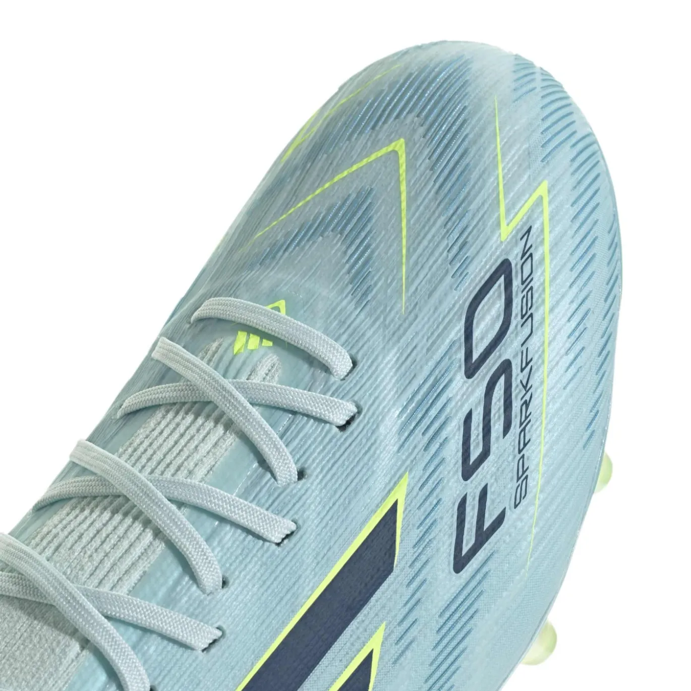 adidas F50 Sparkfusion Elite Gras / Kunstgras Voetbalschoenen (MG) Dames Lichtblauw Donkerblauw Neongeel