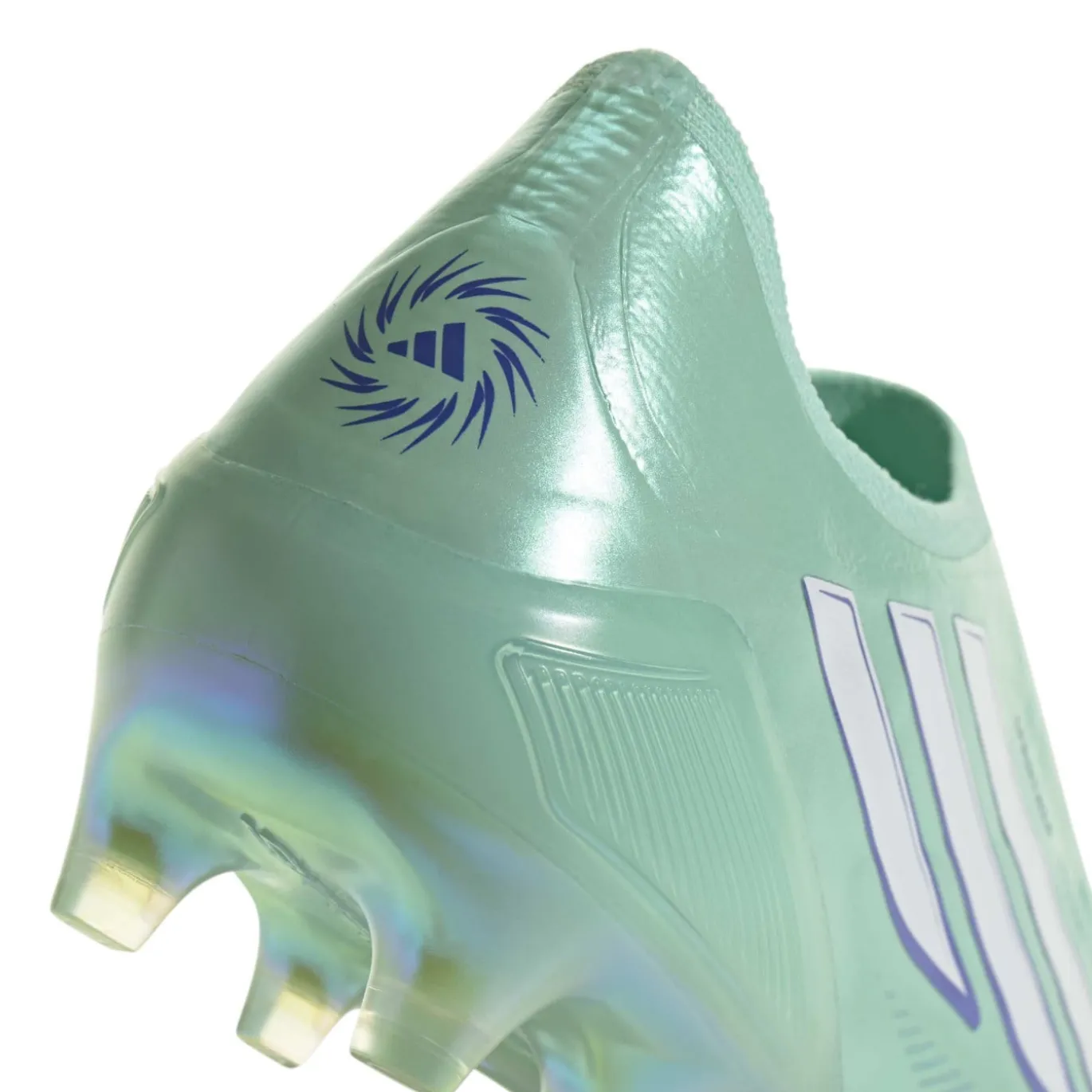 adidas F50 Sparkfusion Elite Veterloze Gras / Kunstgras Voetbalschoenen (MG) Dames Mintgroen Wit Blauw
