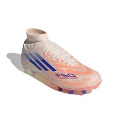 adidas F50 Sparkfusion League Gras / Kunstgras Voetbalschoenen (MG) Dames Oranje Blauw