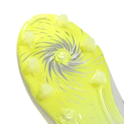 adidas F50 Sparkfusion League Gras / Kunstgras Voetbalschoenen (MG) Dames Wit Grijs Neongeel
