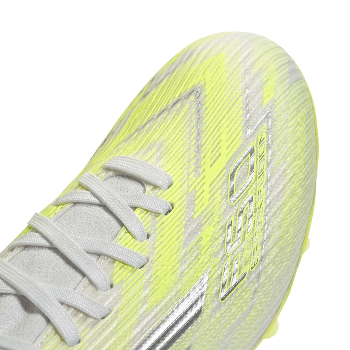 adidas F50 Sparkfusion League Gras / Kunstgras Voetbalschoenen (MG) Dames Wit Grijs Neongeel