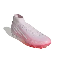 adidas F50 Sparkfusion League Gras / Kunstgras Voetbalschoenen (MG) Dames Roze Wit