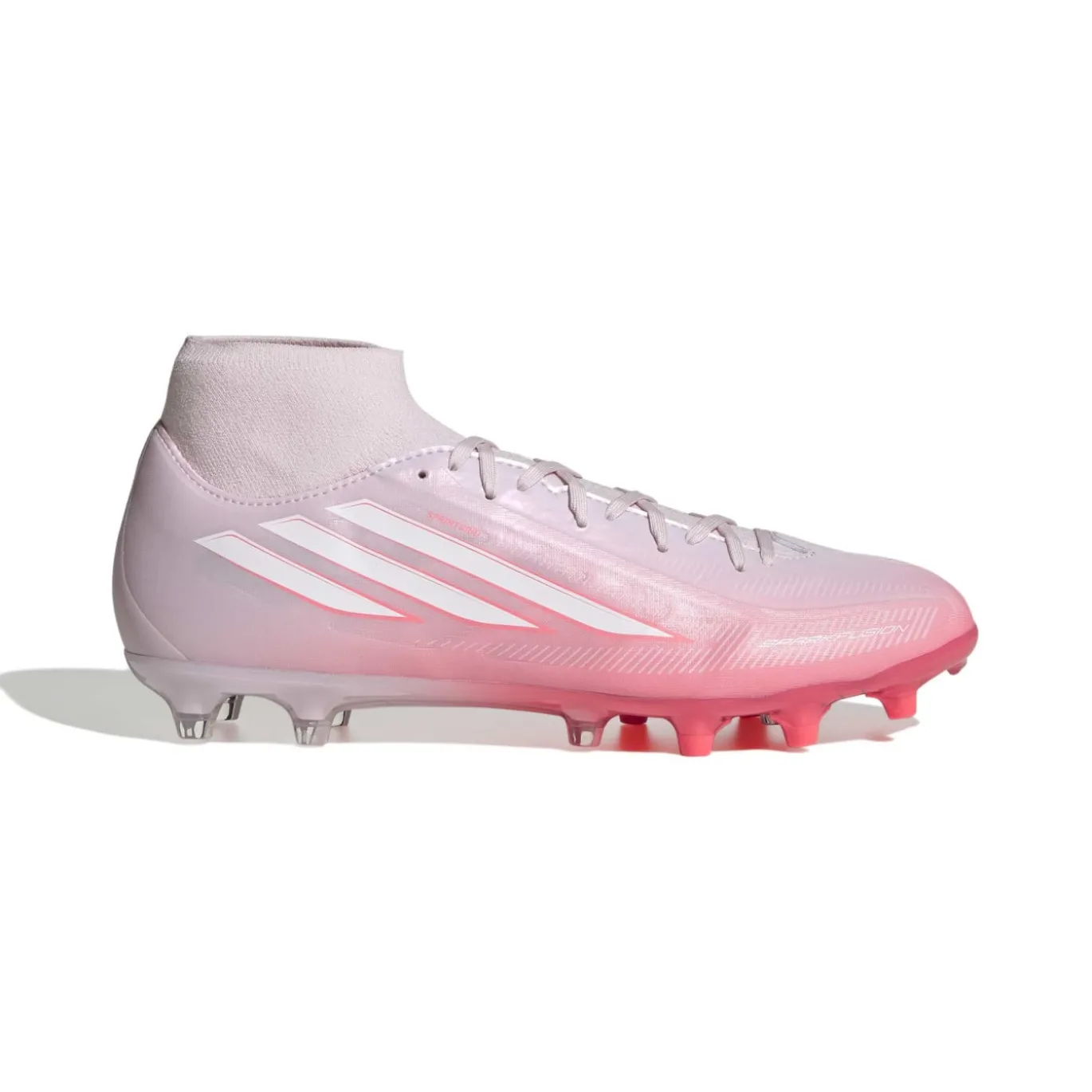 adidas F50 Sparkfusion League Gras / Kunstgras Voetbalschoenen (MG) Dames Roze Wit