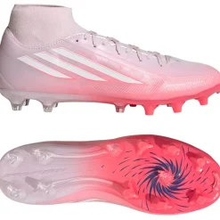adidas F50 Sparkfusion League Gras / Kunstgras Voetbalschoenen (MG) Dames Roze Wit
