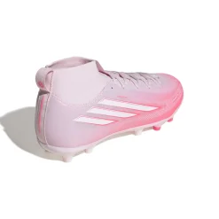 adidas F50 Sparkfusion League Gras / Kunstgras Voetbalschoenen (MG) Kids Roze Wit