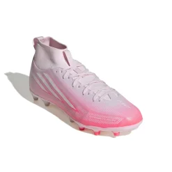 adidas F50 Sparkfusion League Gras / Kunstgras Voetbalschoenen (MG) Kids Roze Wit