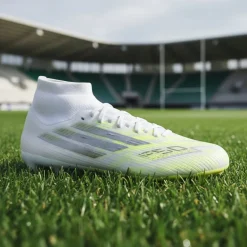 adidas F50 Sparkfusion Pro Gras / Kunstgras Voetbalschoenen (MG) Dames Wit Grijs Neongeel