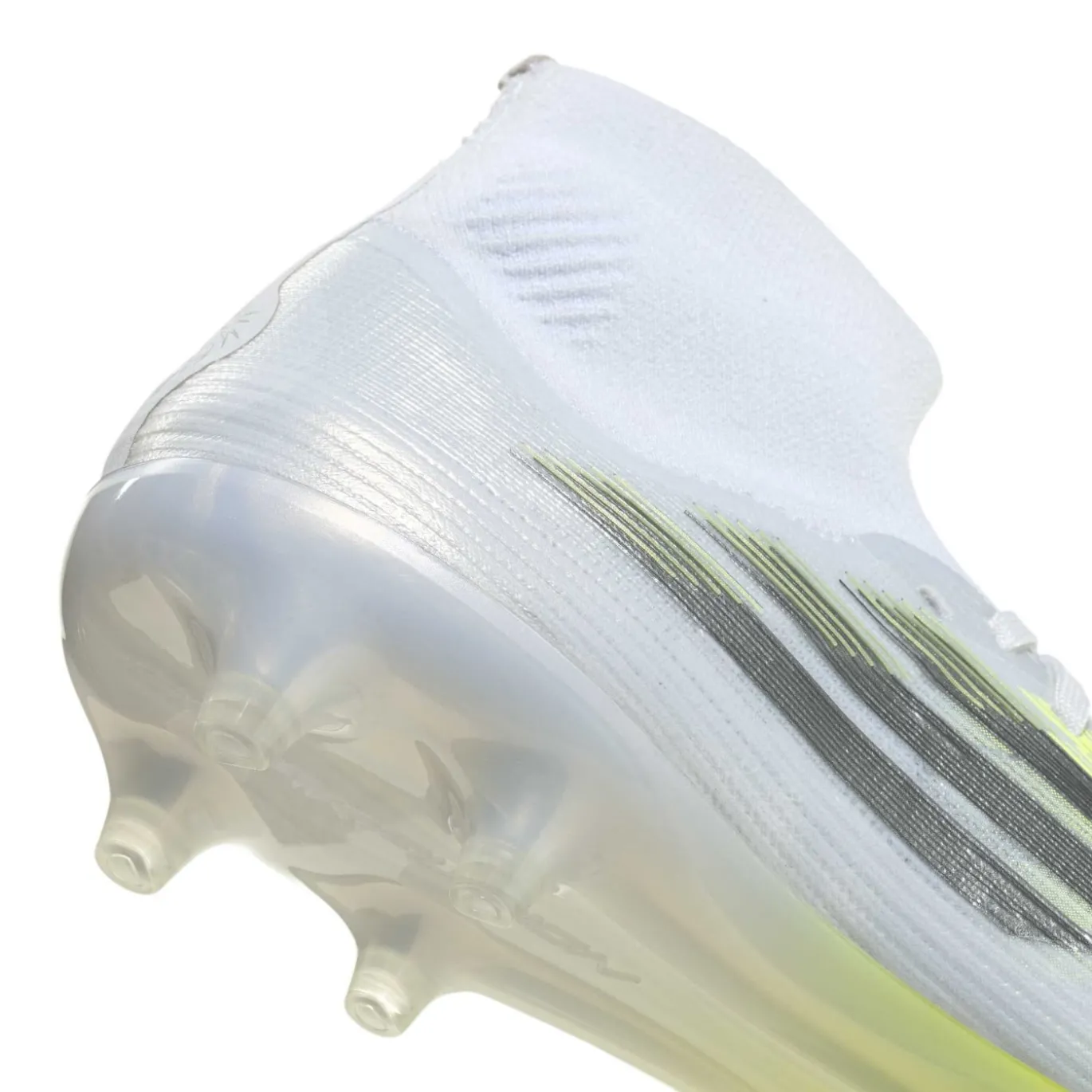 adidas F50 Sparkfusion Pro Gras / Kunstgras Voetbalschoenen (MG) Dames Wit Grijs Neongeel
