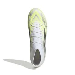 adidas F50 Sparkfusion Pro Gras / Kunstgras Voetbalschoenen (MG) Dames Wit Grijs Neongeel