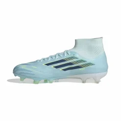 adidas F50 Sparkfusion Pro Gras / Kunstgras Voetbalschoenen (MG) Dames Lichtblauw Donkerblauw Neongeel