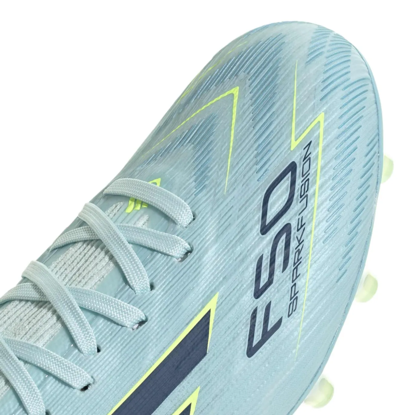 adidas F50 Sparkfusion Pro Gras / Kunstgras Voetbalschoenen (MG) Dames Lichtblauw Donkerblauw Neongeel
