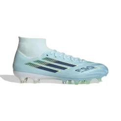 adidas F50 Sparkfusion Pro Gras / Kunstgras Voetbalschoenen (MG) Dames Lichtblauw Donkerblauw Neongeel