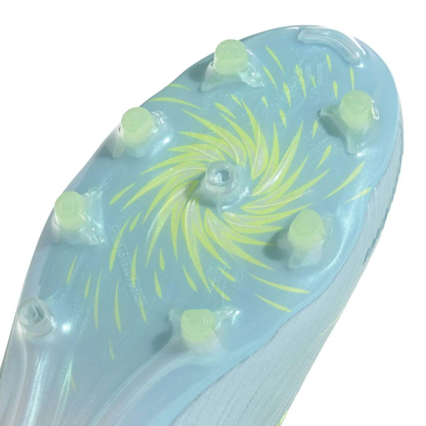 adidas F50 Sparkfusion Pro Gras / Kunstgras Voetbalschoenen (MG) Dames Lichtblauw Donkerblauw Neongeel