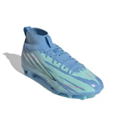 adidas F50 Sparkfusion Trinity League Gras / Kunstgras Voetbalschoenen (MG) Kids Blauw Felblauw Felroze