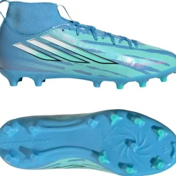 adidas F50 Sparkfusion Trinity League Gras / Kunstgras Voetbalschoenen (MG) Kids Blauw Felblauw Felroze