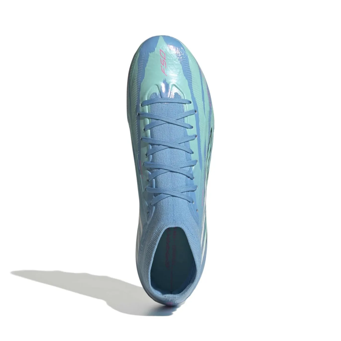 adidas F50 Sparkfusion Trinity Pro Gras / Kunstgras Voetbalschoenen (MG) Dames Blauw Felblauw Felroze