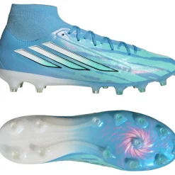 adidas F50 Sparkfusion Trinity Pro Gras / Kunstgras Voetbalschoenen (MG) Dames Blauw Felblauw Felroze