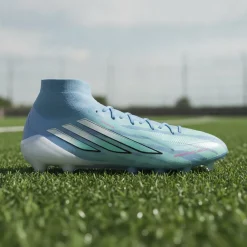 adidas F50 Sparkfusion Trinity Elite Gras / Kunstgras Voetbalschoenen (MG) Dames Blauw Felblauw Felroze