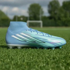 adidas F50 Sparkfusion Trinity League Gras / Kunstgras Voetbalschoenen (MG) Dames Blauw Felblauw Felroze