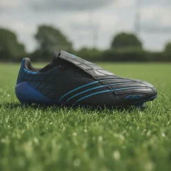 adidas F50 Spider Elite Gras Voetbalschoenen (FG) Zwart Blauw