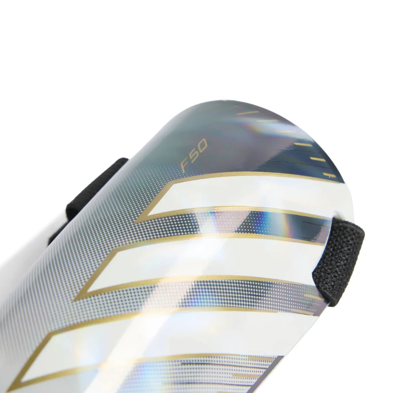 adidas F50 Training Scheenbeschermers Kids Zilvergrijs Wit Goud Zwart