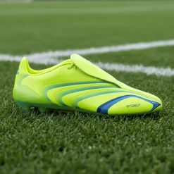 adidas F50 Tunit Elite Gras Voetbalschoenen (FG) Lucid Lemon Blauw