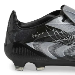 adidas F50 Tunit Y-3 Elite Gras Voetbalschoenen (FG) Zwart Zilvergrijs