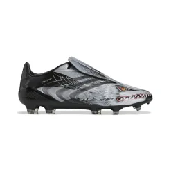 adidas F50 Tunit Y-3 Elite Gras Voetbalschoenen (FG) Zwart Zilvergrijs