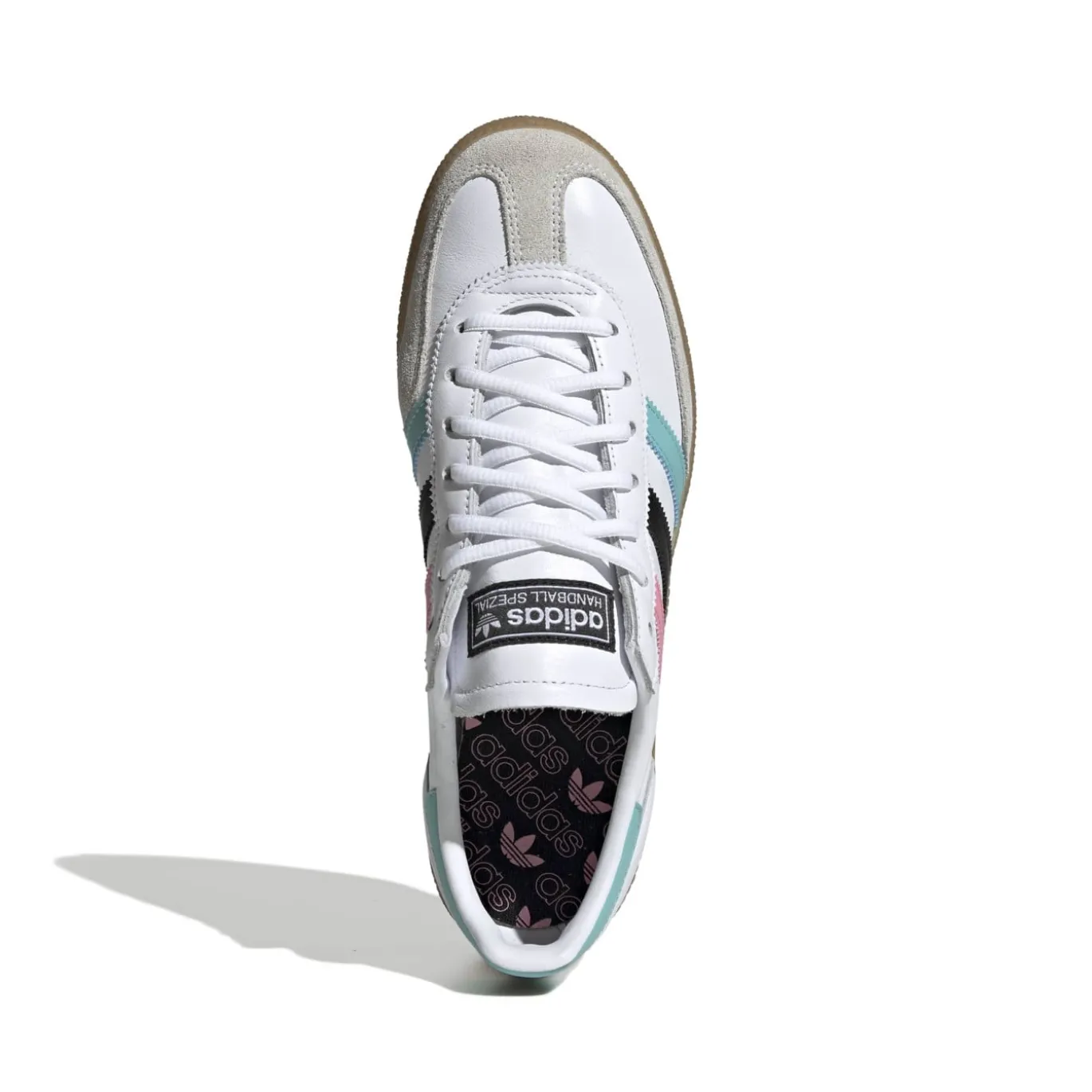 adidas Handball Spezial Inter Miami CF Sneakers Wit Roze Zwart Lichtblauw