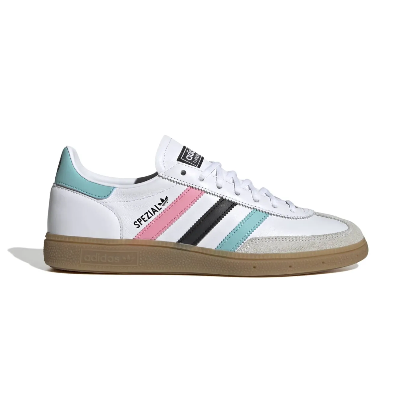 adidas Handball Spezial Inter Miami CF Sneakers Wit Roze Zwart Lichtblauw