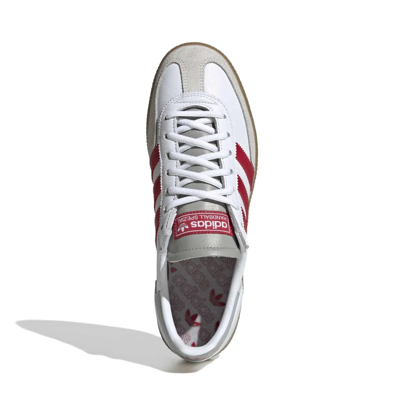 adidas Handball Spezial Liverpool Sneakers Wit Rood Zilvergrijs