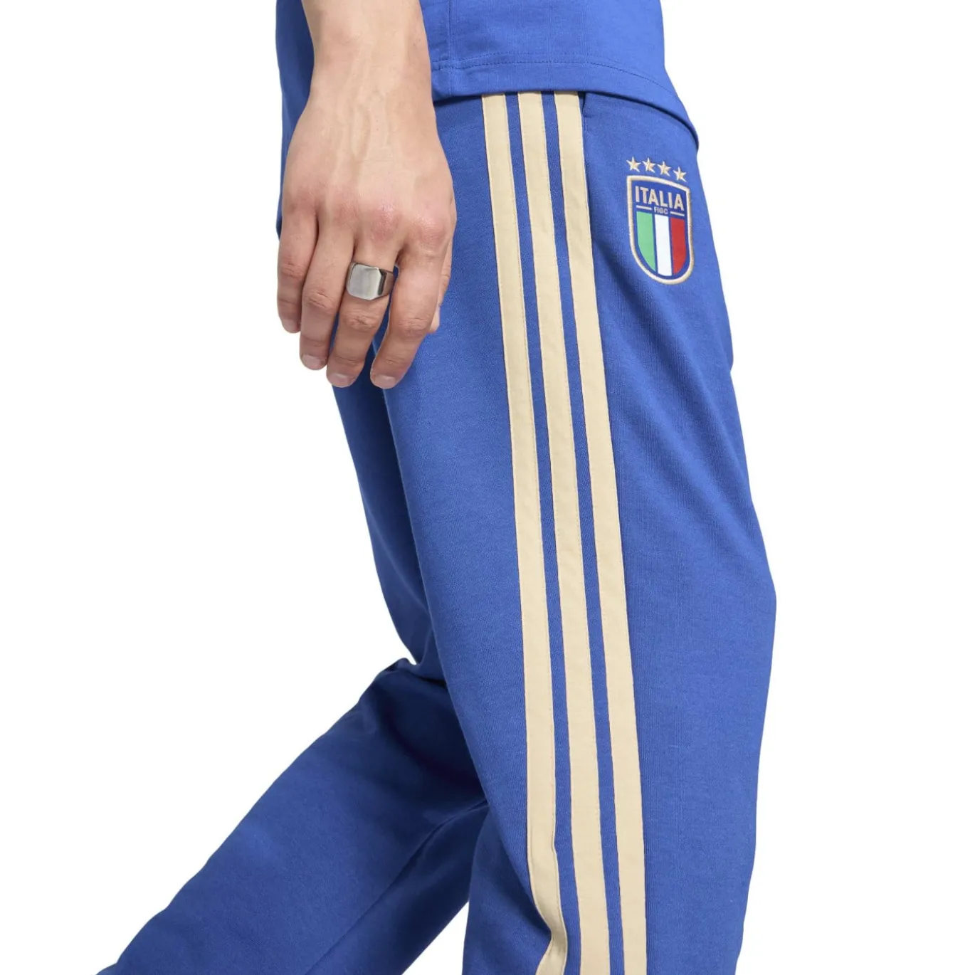 adidas Italië DNA Crew Trainingspak 2026-2028 Blauw Goud