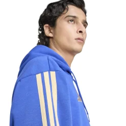 adidas Italië DNA Hoodie 2026-2028 Blauw Goud