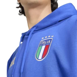 adidas Italië DNA Trainingspak Hooded 2026-2028 Blauw Goud