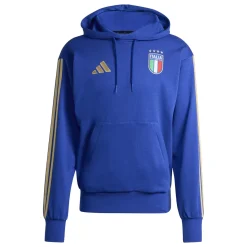 adidas Italië DNA Trainingspak Hooded 2026-2028 Blauw Goud