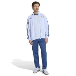 adidas Italiƫ Originals Trainingsjack Lichtblauw Blauw