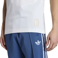 adidas Italië Originals T-Shirt Wit Blauw