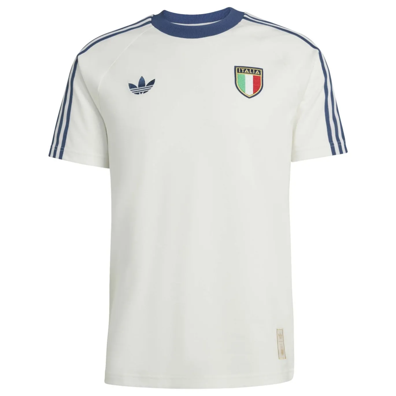 adidas Italië Originals T-Shirt Wit Blauw