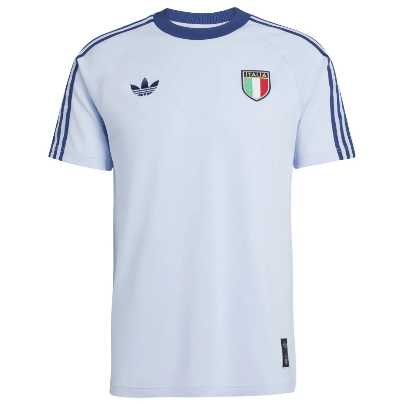 adidas Italië Originals T-Shirt Lichtblauw Blauw