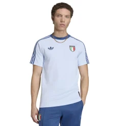 adidas Italië Originals T-Shirt Lichtblauw Blauw